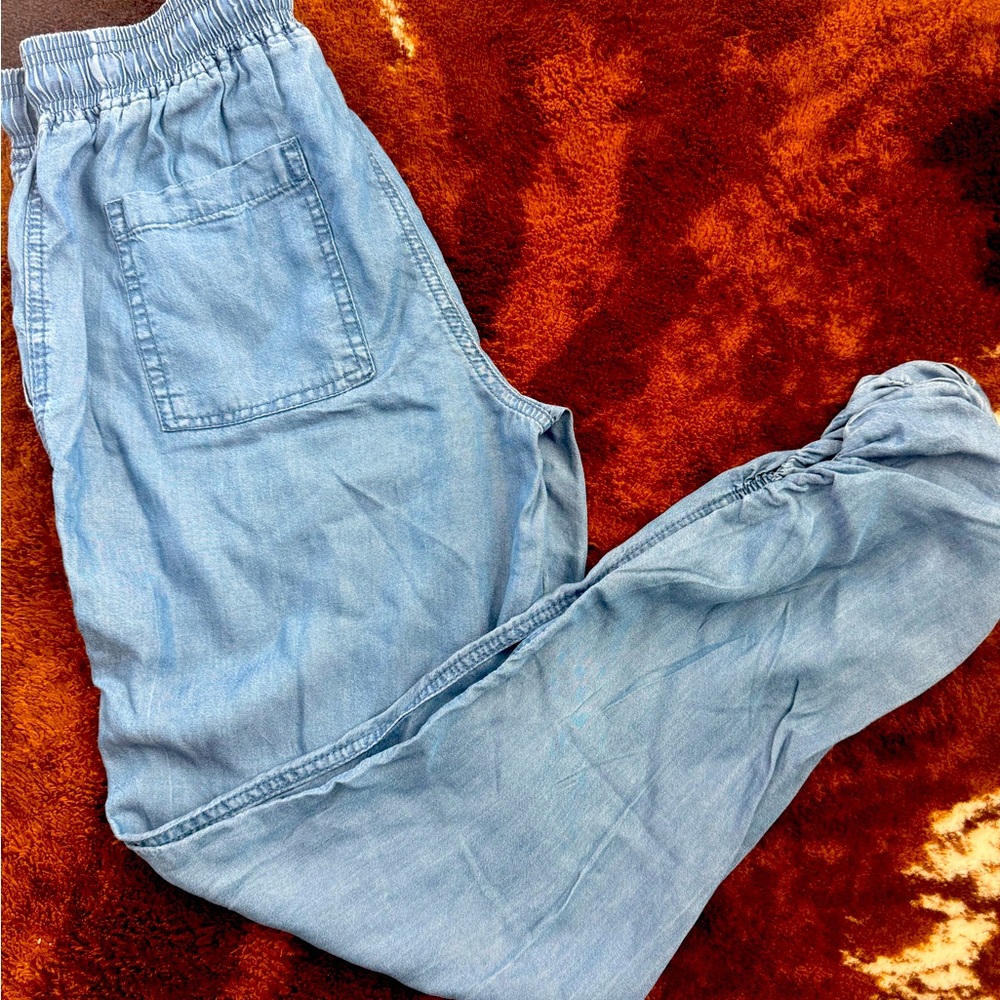 Linen Skinny Ankle Pant